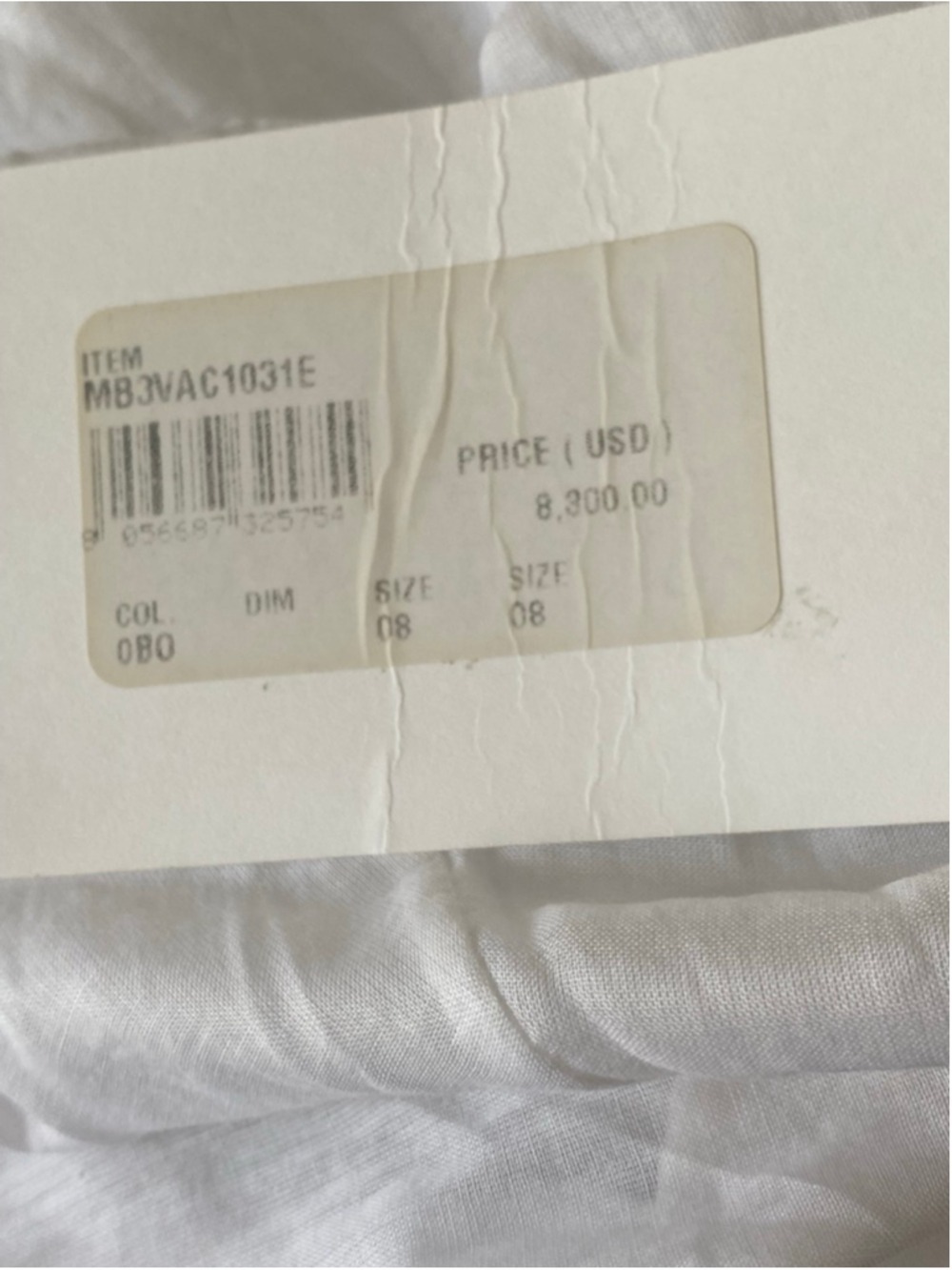 NWT Valentino White Off-Shoulder Eyelet Maxi Dress Size 8 - Picture 9 of 9